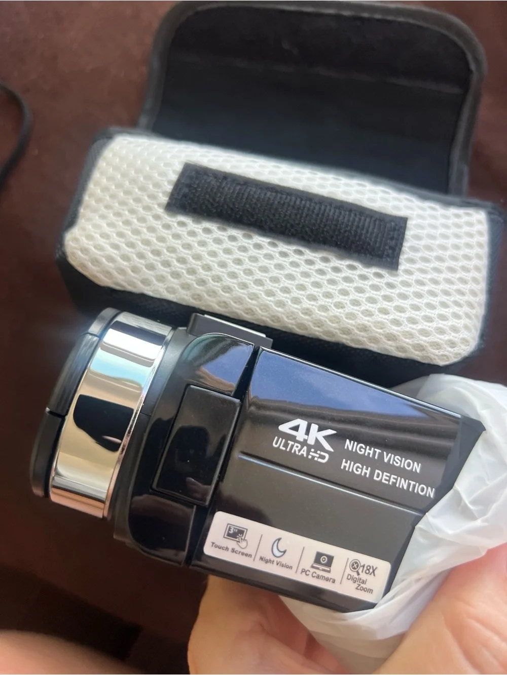 4K Ultra HD Digital Camcorder – 48MP, Night Vision, 18X Zoom (Brand New)